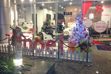Trang trí giáng sinh tại TT NỘI THẤT KIAN