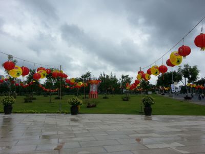 Trang trí tết trung thu 2012 tại TTTM Crescent Mall