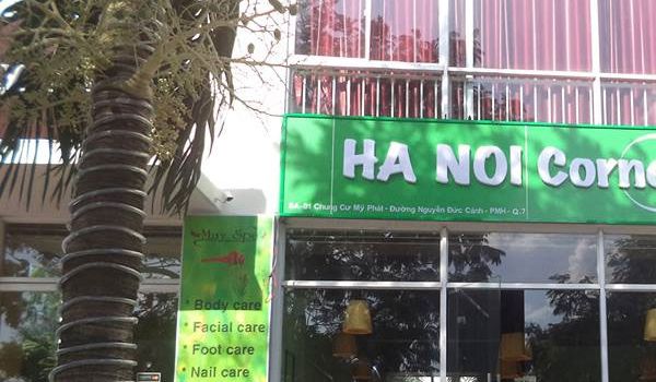 Bảng hiệu ALU quán HANOI CORNER