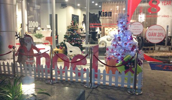 Trang trí giáng sinh tại TT NỘI THẤT KIAN